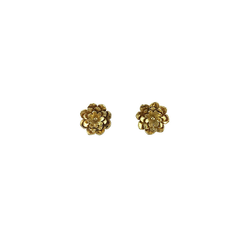 Aretes flor de loto