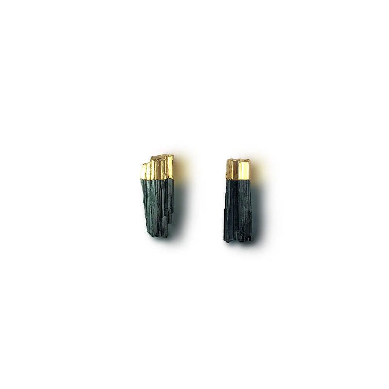 Aretes Turmalina Negra XL