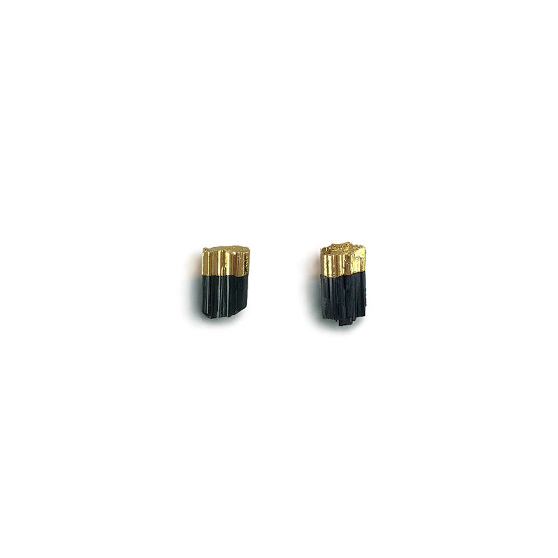 Aretes Turmalina Negra