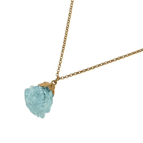 Aquamarine necklace 