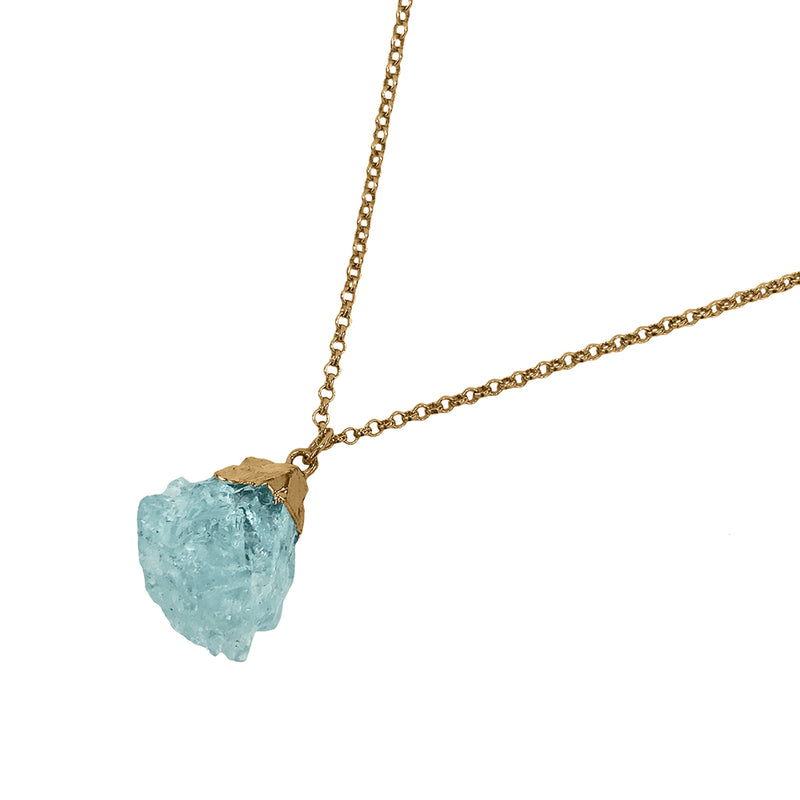 Aquamarine necklace 