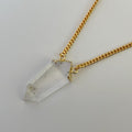 Crystal Quartz Point Necklace