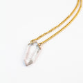 Crystal Quartz Point Necklace