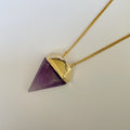 Amethyst Diamond Necklace 